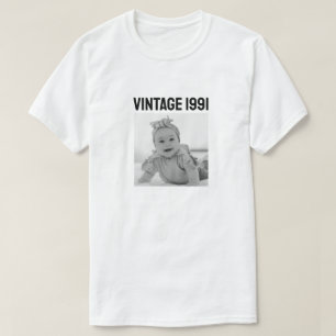 Custom 30th 40th Birthday Gift Vintage 1995 T-Shirt