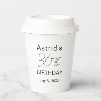 Custom 30th Birthday 30th Birthday Plastic Cup