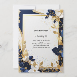 Custom 30th Birthday Invitation