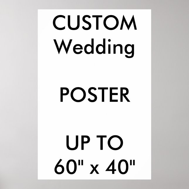 Custom 32" x 48" Poster THICK Portrait (Front)