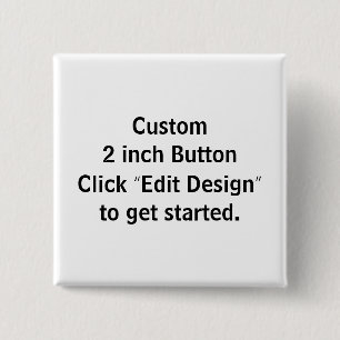 Custom 3.5" x 2.5" Square Pin/ 15 Cm Square Badge