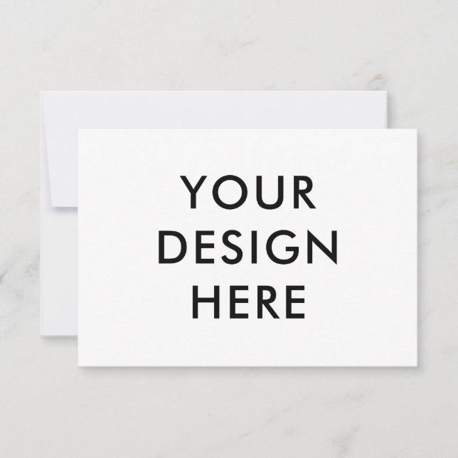 Custom 3.5 x 5 inch Horizontal card with envelopes (Front)