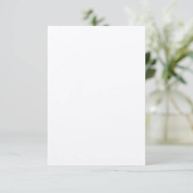 Custom 3.5" x 5" Kraft | Eco-Friendly Matte Invitation (Standing Front)