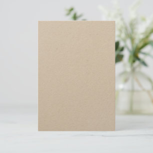 Custom 3.5" x 5" Kraft   Eco-Friendly Matte Invitation