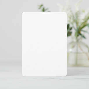 Custom 3.5x5 Matte Invitations Rounded Corners