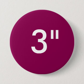 Custom 3" Inch Large Round Badge Blank Template