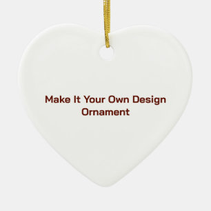 Custom 3"l x 2.8"w ceramic tree decoration