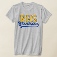 Custom 3 Letter High School Initials Cheerleader