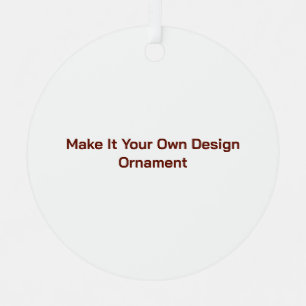 Custom 3” metal tree decoration