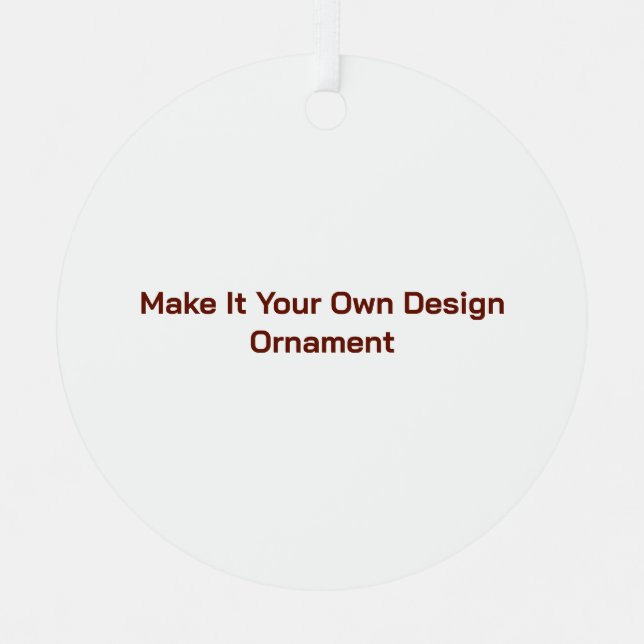 Custom 3” metal tree decoration (Front)