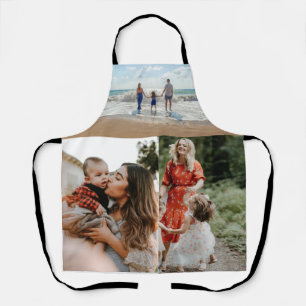 Custom 3 Photo Collage Add Your Favourite Picture Apron
