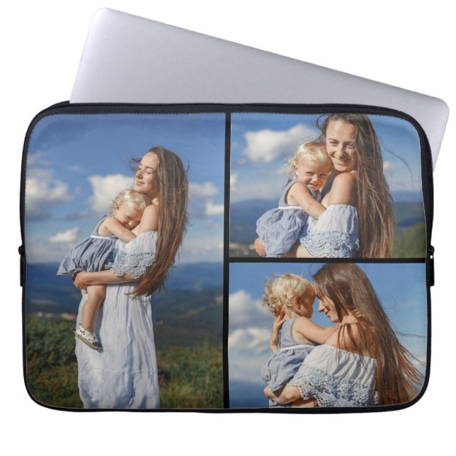 Custom 3 Photo Electronics Bag (Front)