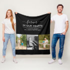 Custom 3 Photo White In Loving Memory Black