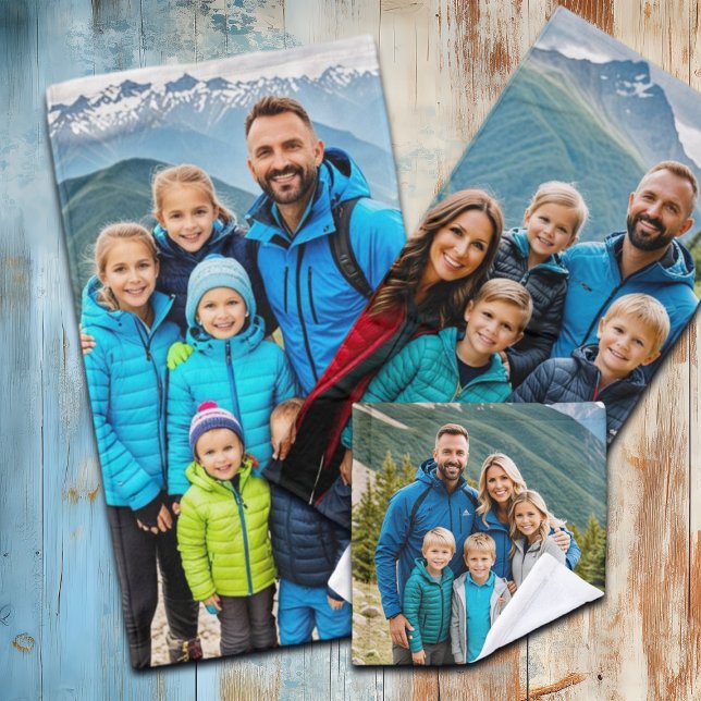 Custom 3 Photos Family Bath Towel Set (Creator Uploaded)