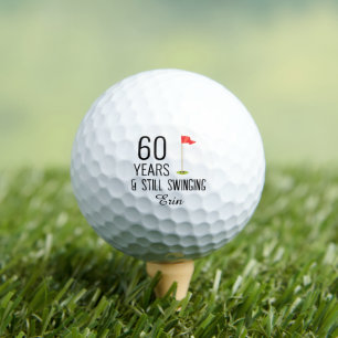 Custom 40th 50th 60th 70th 80th Birthday Favors Golf Balls