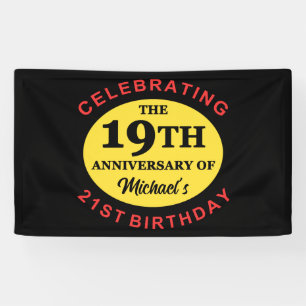 Custom 40th Birthday Humour Banner