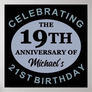 Custom 40th Birthday Humour Poster