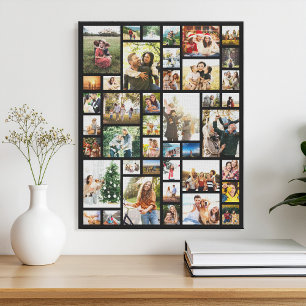Custom 42 Photo Collage Canvas Print