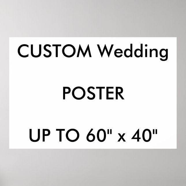 Custom 48" x 32" Poster MATTE Landscape (Front)