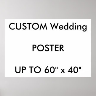Custom 48" x 32" Poster THICK Landscape