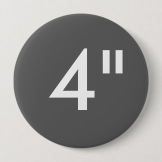 Custom 4" Inch Huge Round Button Blank Template