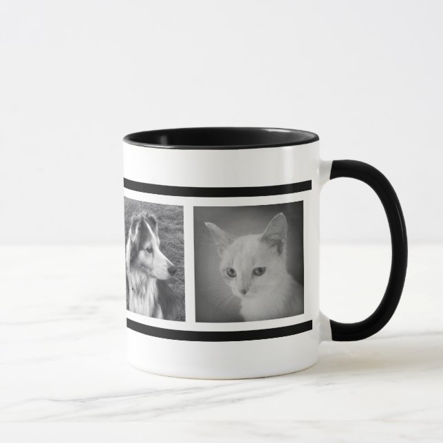 Custom 4 Instagram Photos Coffee Cup Film Strip (Right)