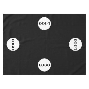 Custom 4 Logo Company Business Restaurant Promo Tablecloth