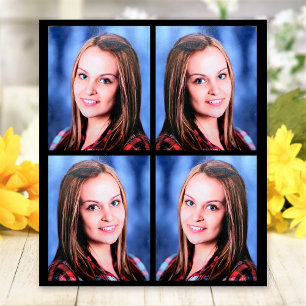 Custom 4 Photo Collage Personalised Tapestry