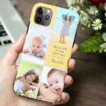 Custom 4 Photo Mum Life is the Best Life Yellow iPhone 11 Pro Max Case<br><div class="desc">Add your name and 4 photos to this custom iPhone Case. The photo template is set up for you to add your pictures working clockwise from the top right. The mum quote reads "Mum Life is the Best Life" followed by your name - all of which is editable. The design...</div>