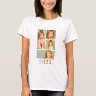 Custom 4 Photos Make Your Own Fashion T-Shirt