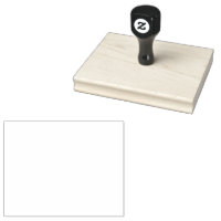 Custom 4" x 5" Rubber Stamp, Ink Pad Colour = None
