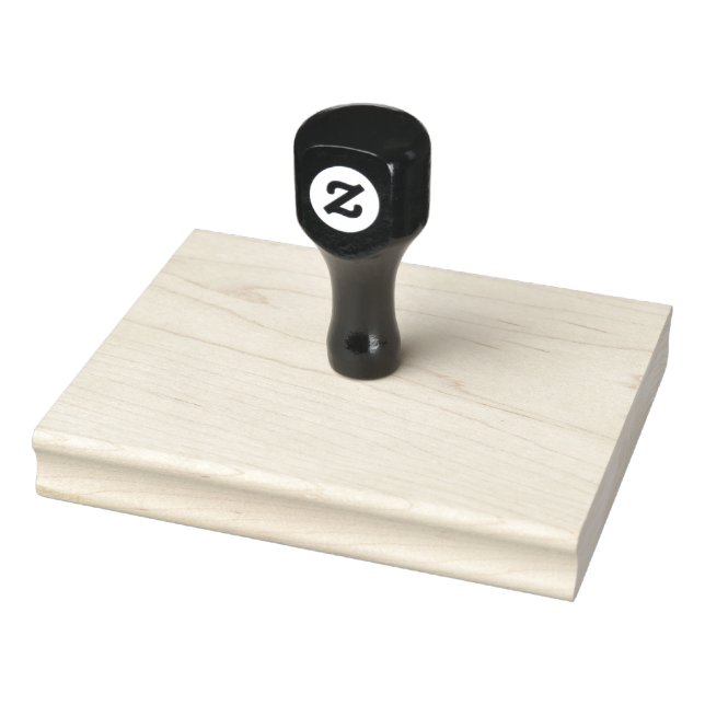 Custom 4" x 5" Rubber Stamp, Ink Pad Colour = None Stamp (Stamp)
