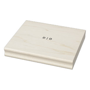 Custom 4" x 5" Rubber Stamp, Ink Pad Colour = None Stamp