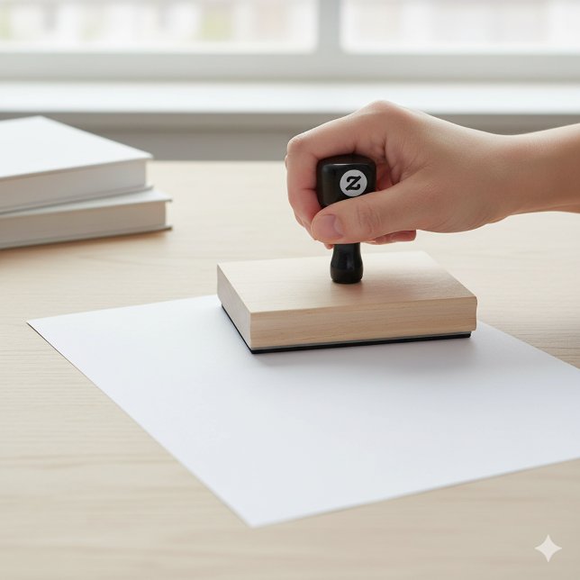 Custom 4" x 5" Wood Stamp Designed for Your Style (Creator Uploaded)