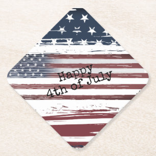 custom 4th of July flag colours aeroplane Coasters
