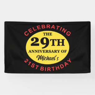 Custom 50th Birthday Humour Banner