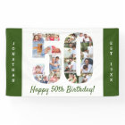 Custom 50th Birthday Party Photo Collage