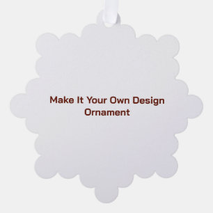 Custom 5.25" x 5.25" tree decoration card