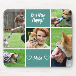 Custom 5 Photo Family Pet Mouse Mat