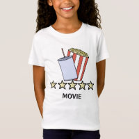 Custom 5 Star Movie Review Popcorn Drink Film