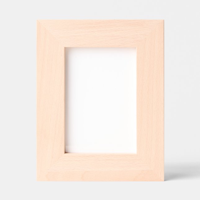 Custom 5" x 7" Portrait, FrameStyle: natural Etched Frames (Front)