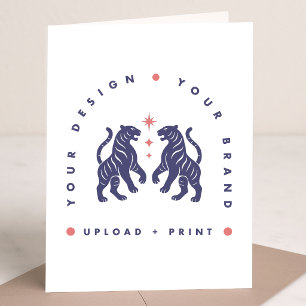 Custom 5x7 Folded Card Your Design Upload Cards