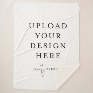 Custom 60" x 80" Sherpa Blanket, Large Sherpa Blanket