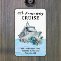 Custom 60th Anniversary Cruise Cabin Door