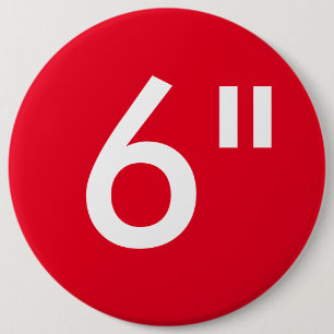 Custom 6" Inch Colossal Round Badge Blank Template