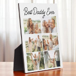 Custom 6 Photo Collage Best Daddy Ever  Plaque<br><div class="desc">Create a meaningful tribute with this custom 6 photo collage plaque featuring the words Best Daddy Ever. Personalise it with six special photos to celebrate his role in your life. Printed on high-quality wood with a smooth finish, this modern plaque makes a thoughtful gift for Father Day, birthdays, or any...</div>
