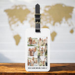 Custom 6 Photo Name Luggage Tag<br><div class="desc">Travel in style with this custom 6-photo luggage tag, perfect for showcasing your favourite memories. Personalise it with up to six of your cherished photos and your name, creating a functional yet meaningful accessory. Made from durable materials, the tag ensures your bags are easily identifiable while adding a touch of...</div>