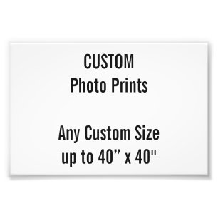 Custom 6" x 4" Photo Print US Frame Size)