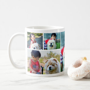 Custom 7 Photo Collage Picture Coffee Mug