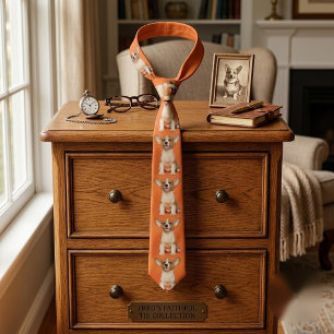 Custom 7 Photo Collage Your Pet Dog Picture On Tie
